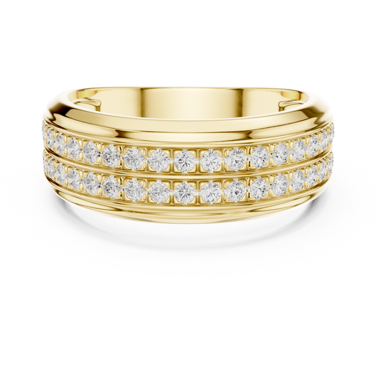 JÄGER JEWEL Twin Eternity Radiance Ring – JÄGER Metal