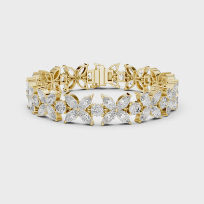 JÄGER JEWEL Eternal Bloom Diamond Bracelet – JÄGER Metal