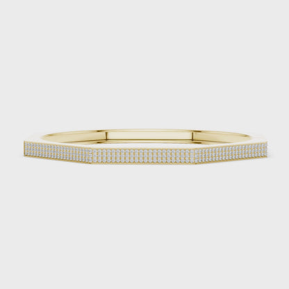 JÄGER JEWEL Hexa Crest Diamond Bangle – JÄGER Metal