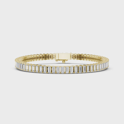 JÄGER JEWEL Elara Éclat Emerald Line Bracelet – JÄGER Metal