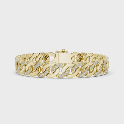 JÄGER JEWEL Sovereign Link Diamond Bracelet – JÄGER Metal
