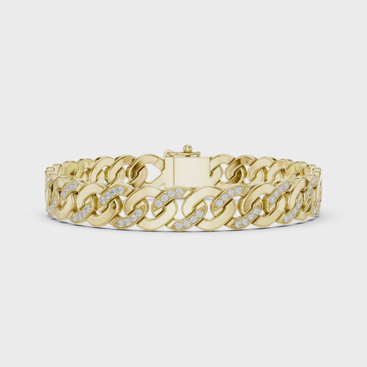 JÄGER JEWEL Sovereign Link Diamond Bracelet – JÄGER Metal